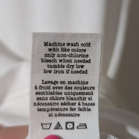 NEW Goldie Lewinter | White Ringer Tee With Navy Collar - Picture 6 of 12